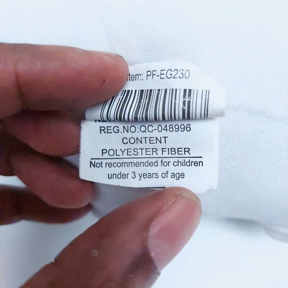 Nanco White 6 Inch Unicorn Squisy Plush With Rainbow Hair - Picture 6 of 10